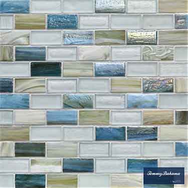 Modern glass tiles - Tommy Bahama