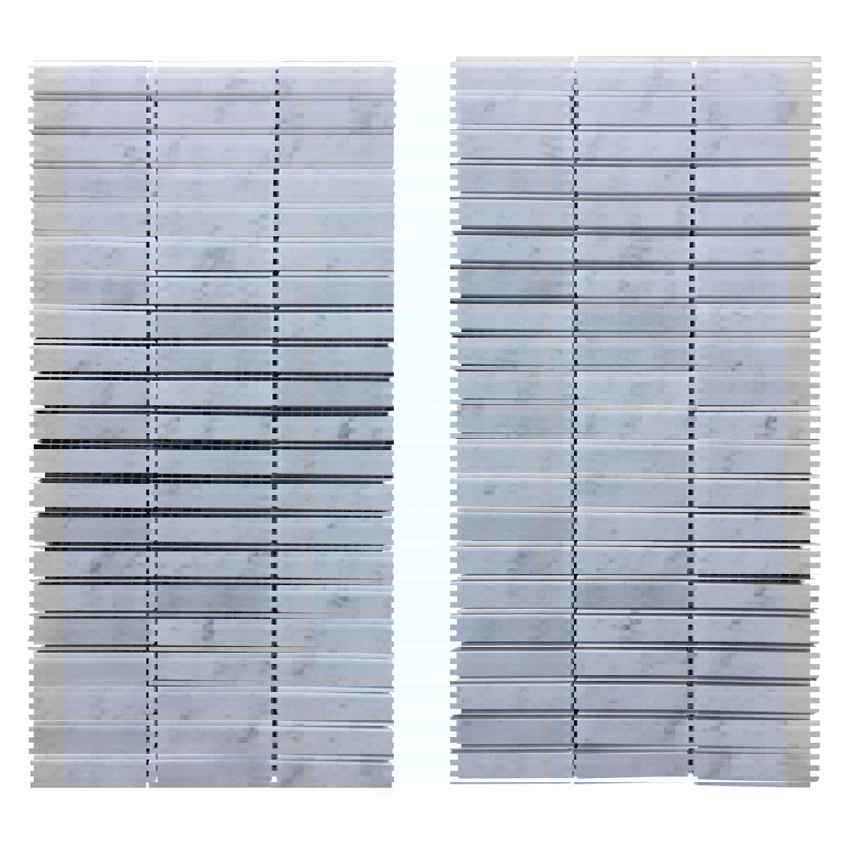 Carrara Marble Linear Mosaic