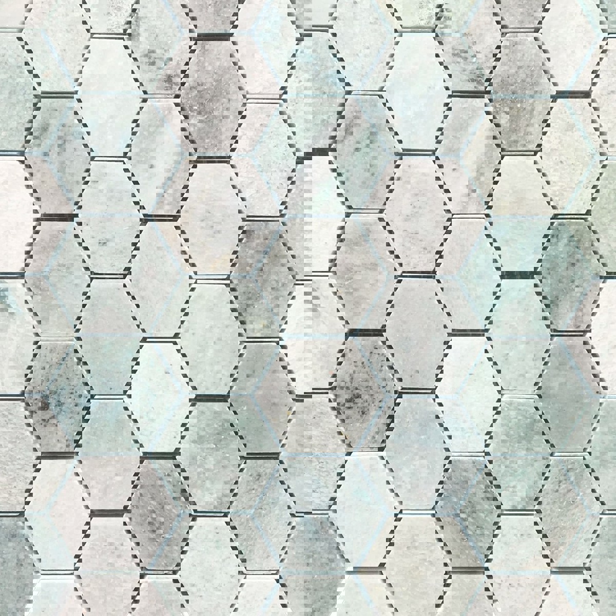 Verde Hexagon Marble Mosaic